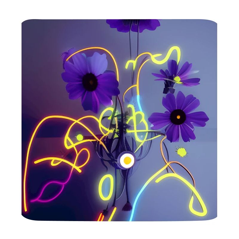 Blumen violett