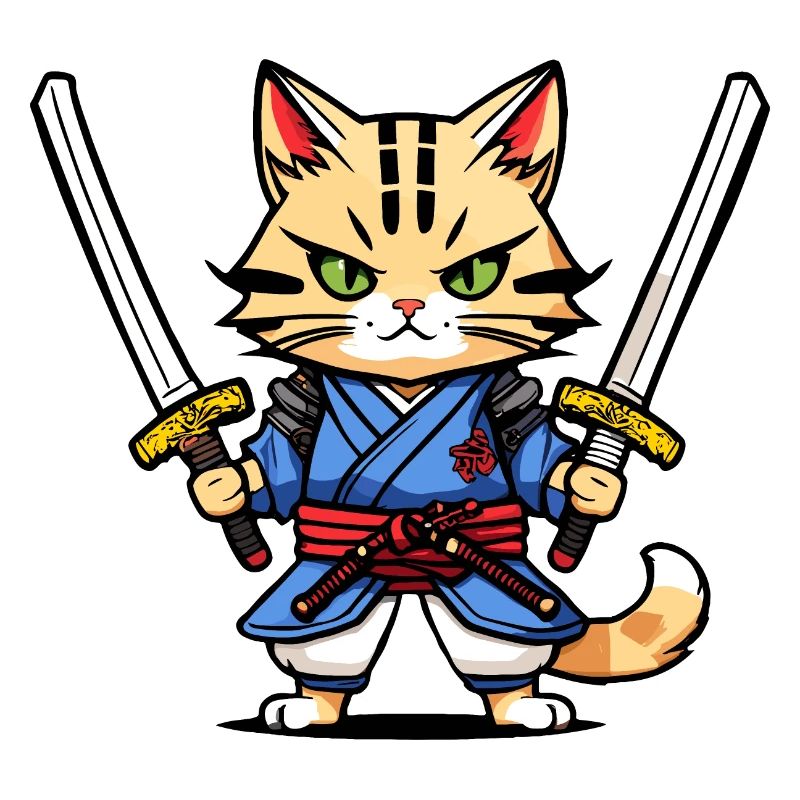 Chat samouraï #30