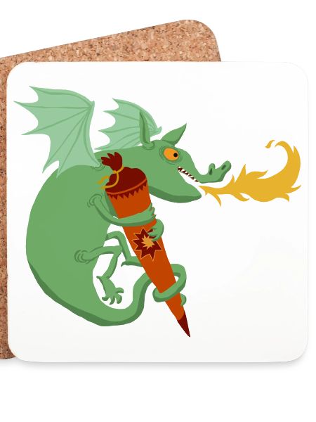 Drache mit Schultüte