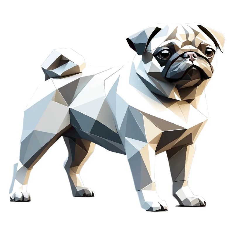 Mops - Haustier Design