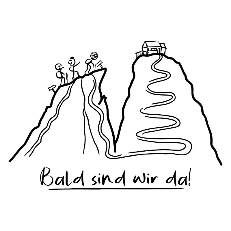 Bergsteiger - Bald sind wir da