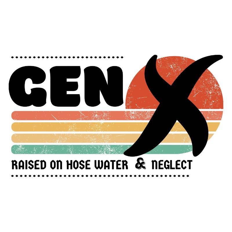 Gen X Sunset - Schwarz