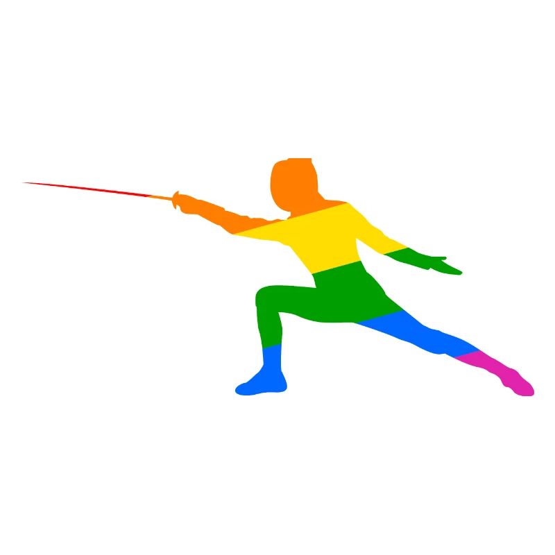 Regenbogen Fechten