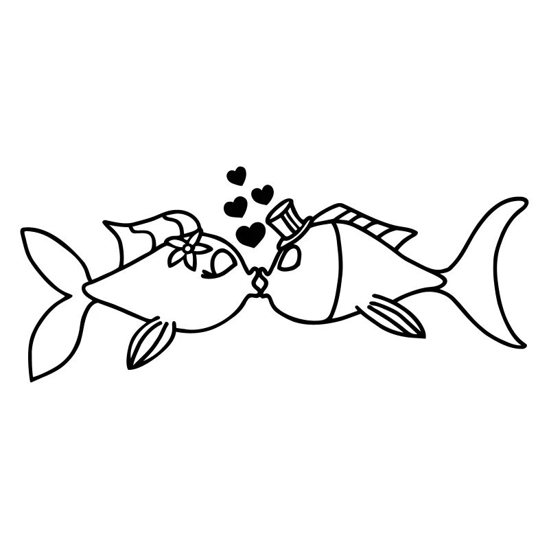 Verliebte Fische
