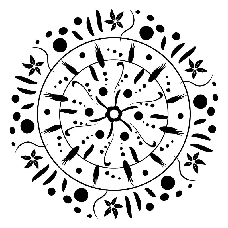 Grain Circle Pattern Gift Idea