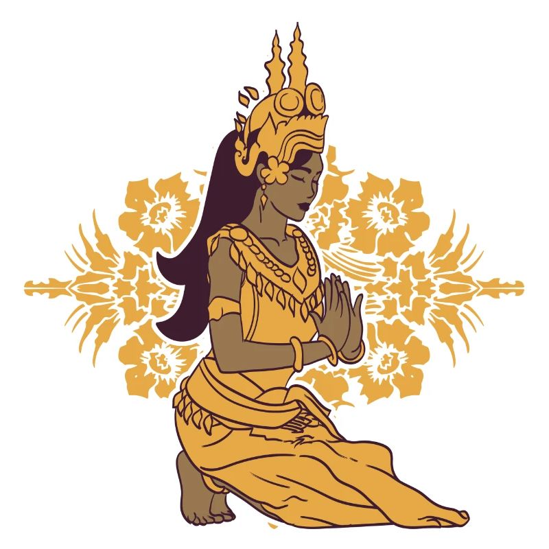 Cambodia Tradition Dance Khmer Apsara I Gift