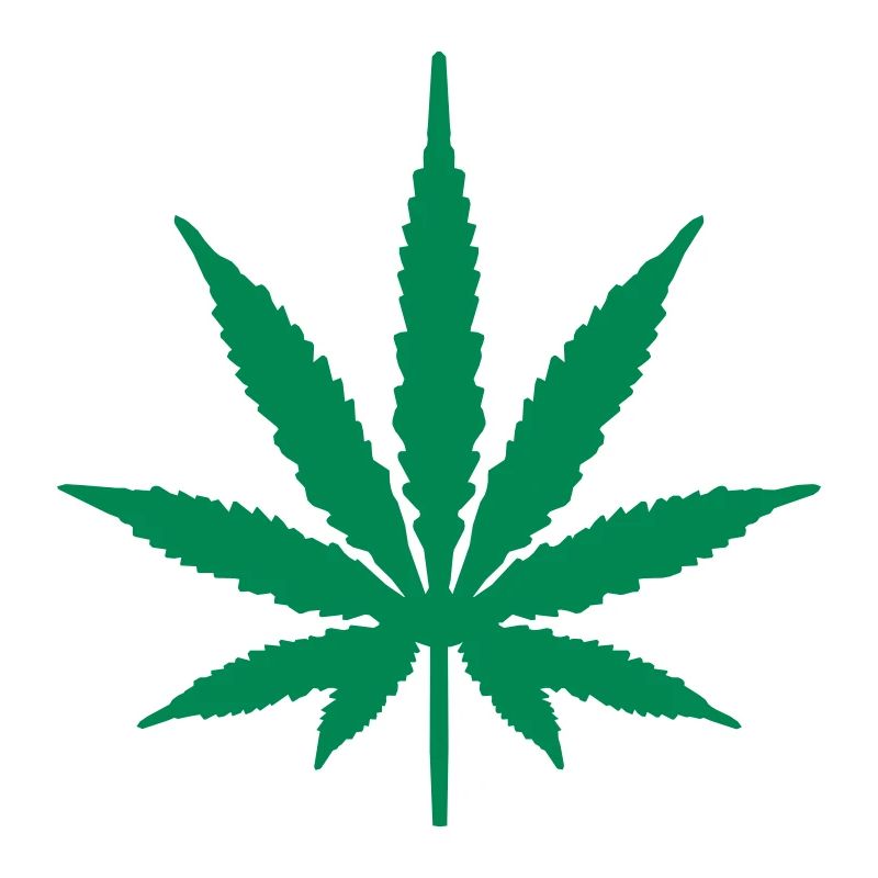 Marihuana-Blatt