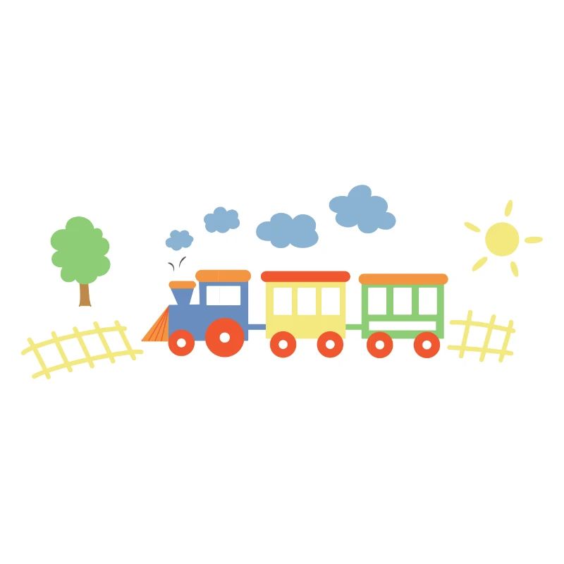 Zug Mit Waggons
