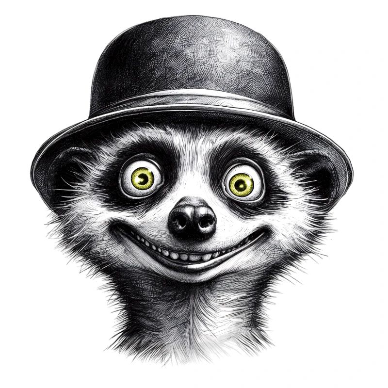 Erdmännchen mit Hut