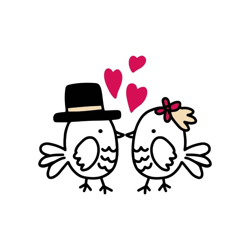 De petits oiseaux mignons