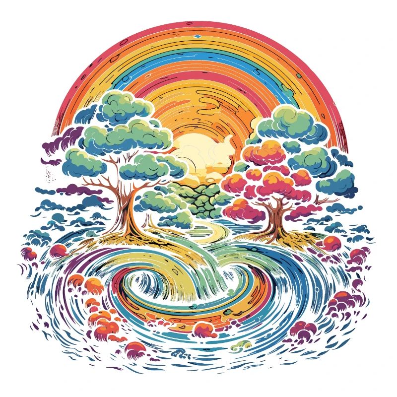 Regenbogen Wunderwelt