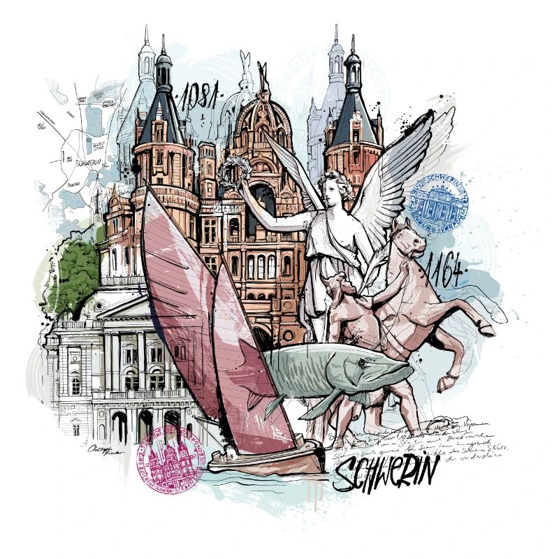 Schwerin Illustration