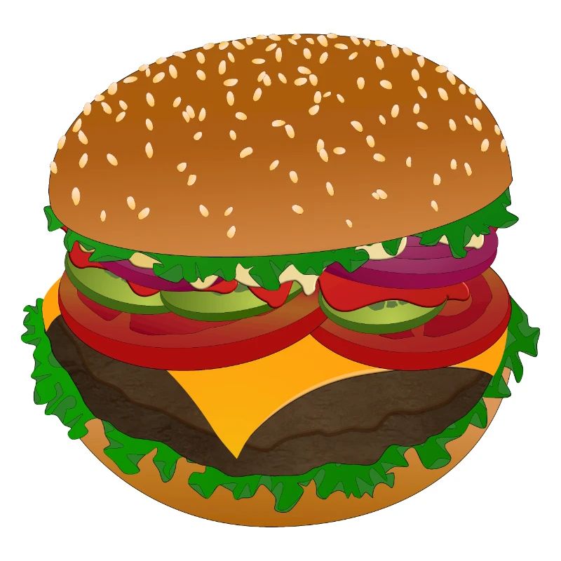 Leckerer Burger Genuss