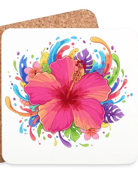 Hibiskusblüte Farbexplosion
