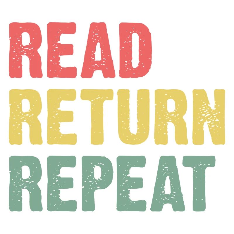 Read Return Repeat - Pastell Typo