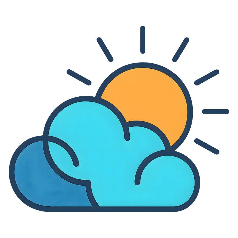 Sonne über Wolken