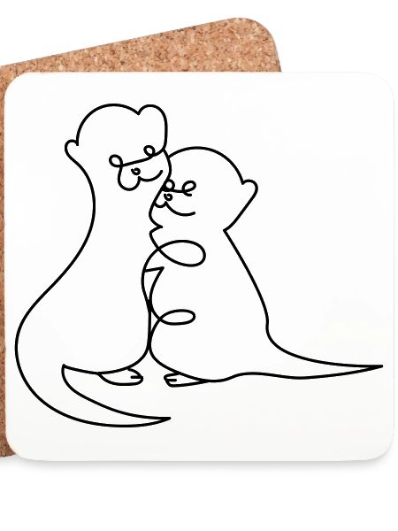 Otter One Line Drawing