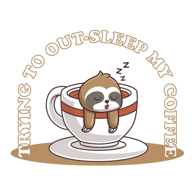 Essayer de dormir plus longtemps que mon café – Sloth Coffee
