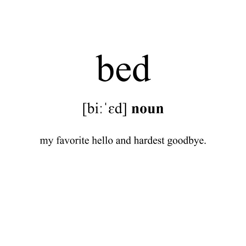 Bed (Bett) Definition Dictionary