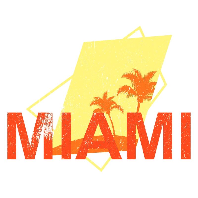 Miami Palmen Neon