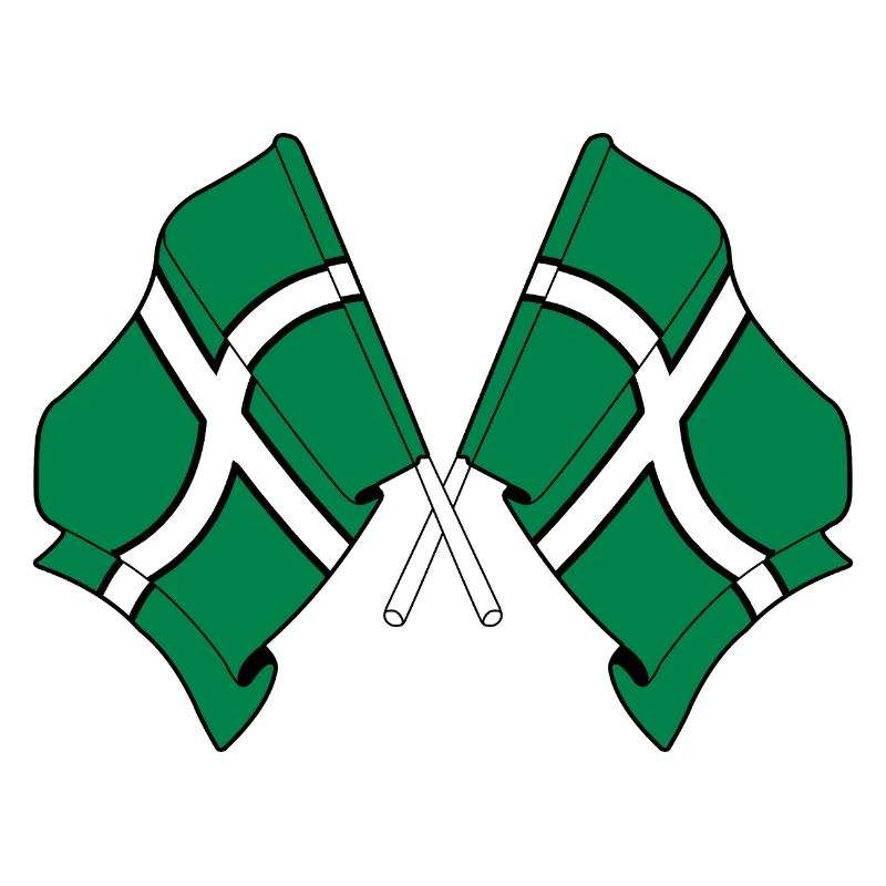 Drapeaux croisés du Devon