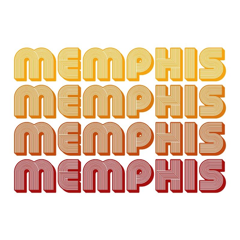 Memphis Gradient Block Pattern