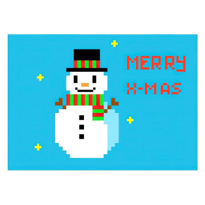 Frohe Weihnachten Schneemann