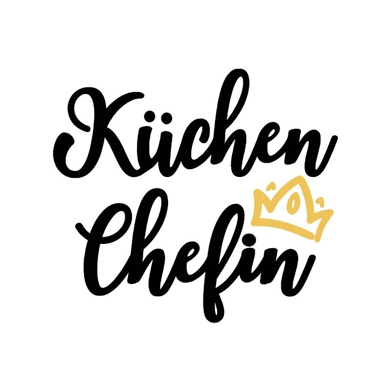 Küchen Chefin Köchin Krone