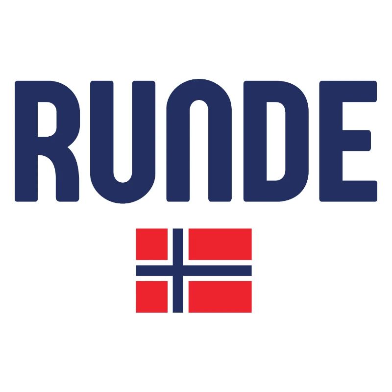 Drapeau de la Norvège de Runde