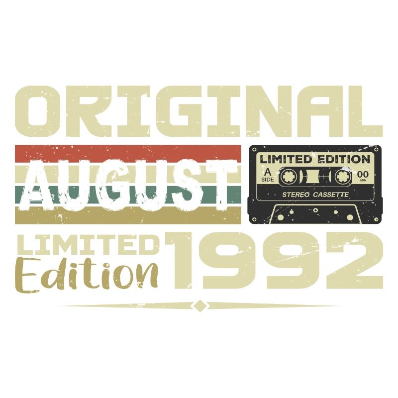 August 1992 - Born August 1992 Built August 1992
