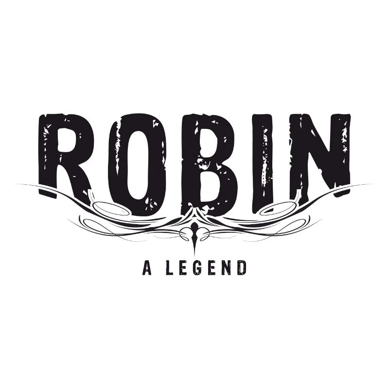ROBIN A LEGEND verziert
