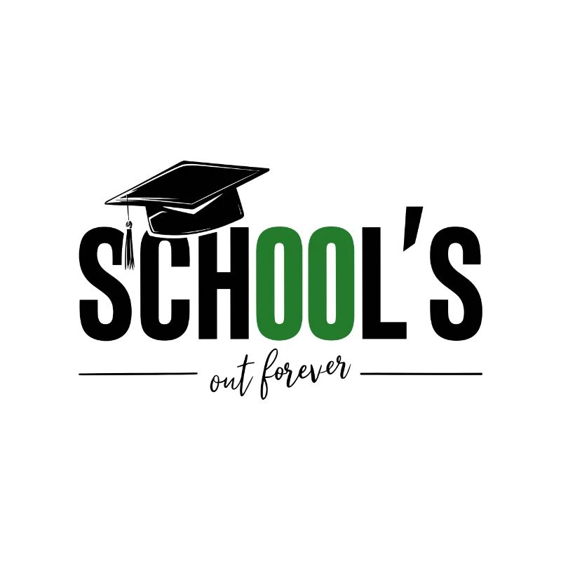 Schulabschluss Abschlussfeier School`s Out Forever