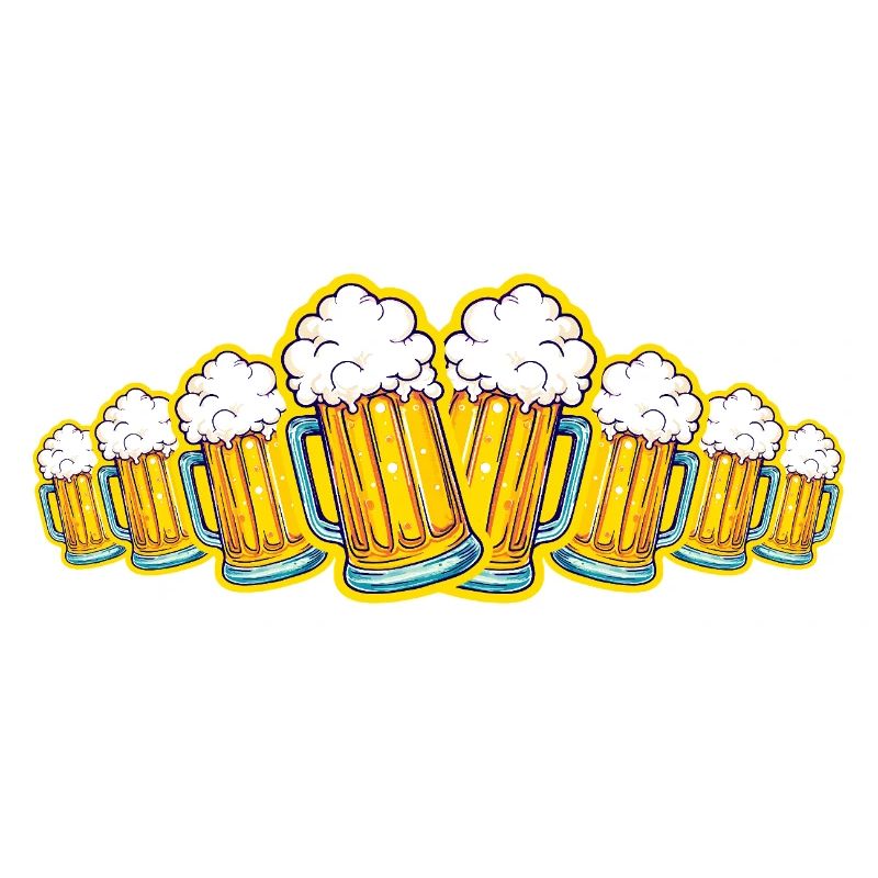 Bier Party Bierglas Anstoßen