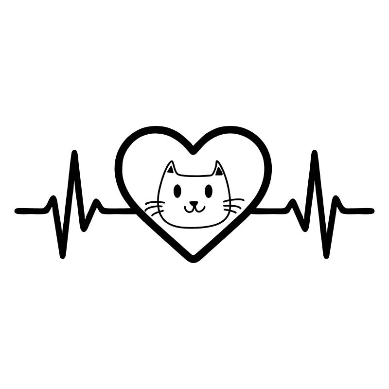 Katze Herz Tier