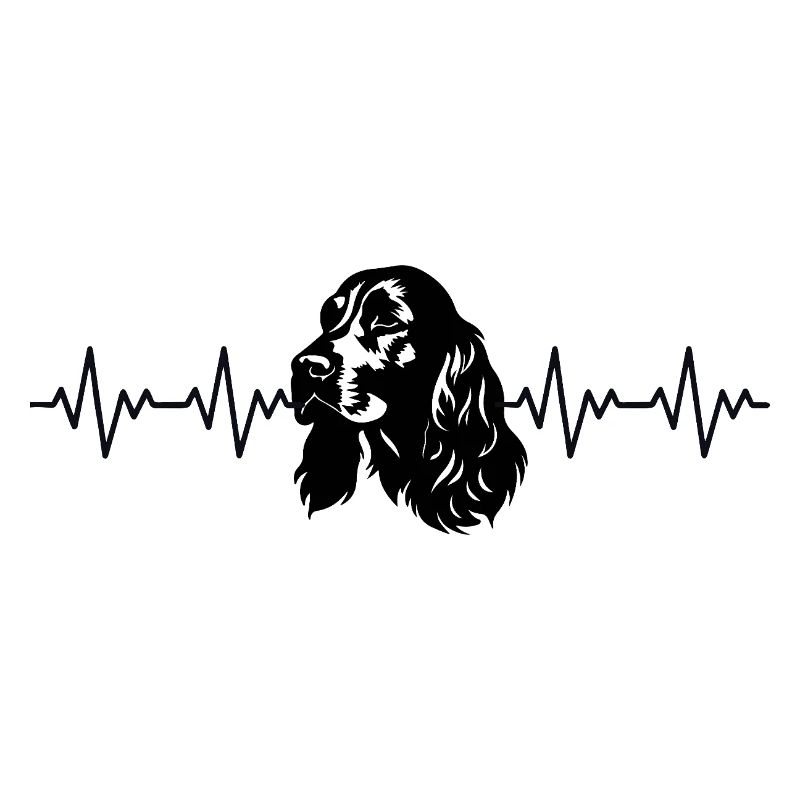 Cocker Spaniel EKG Herzschlag