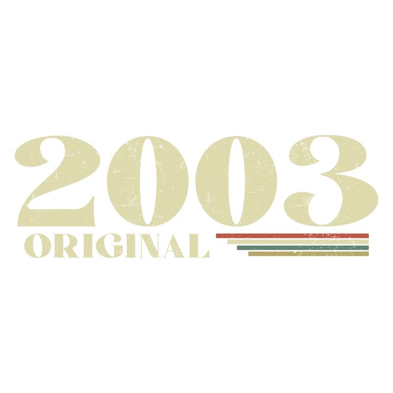 Original 2003 Vintage 2003 Retro Anniversary 2003