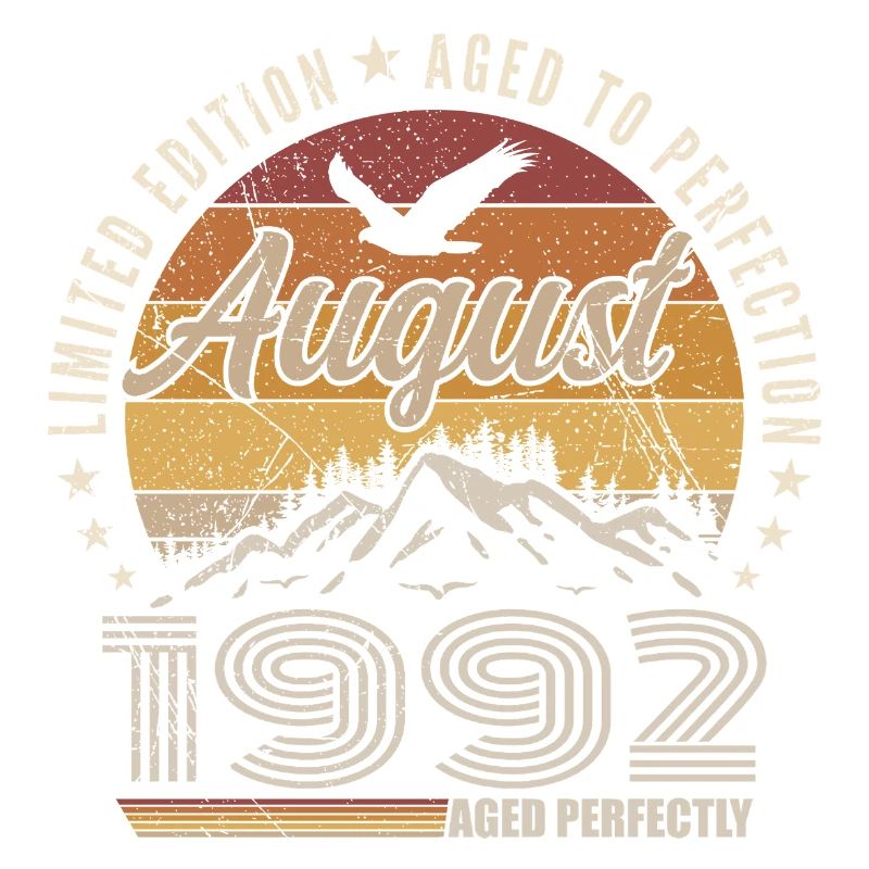 August 1992 Retro Jubiläum August 1992 August 1992