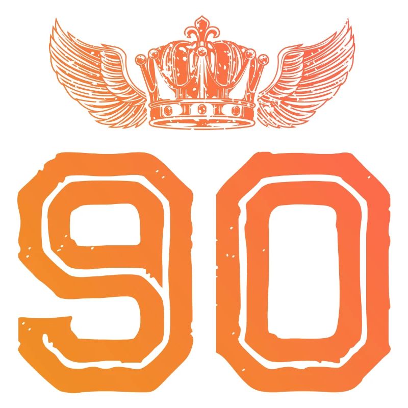 90 Couronne de numéros