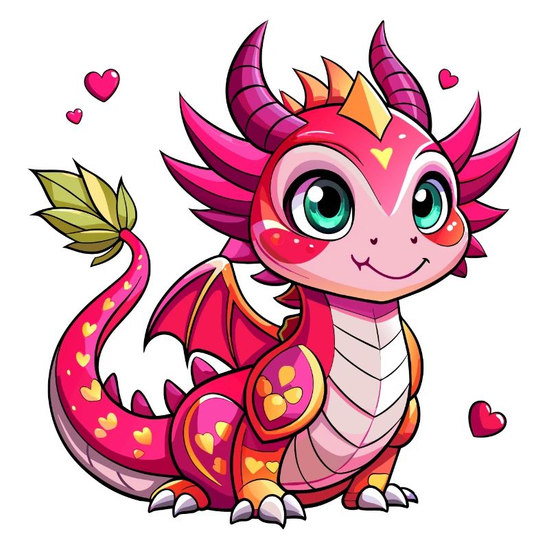 Farbenfroher Drache