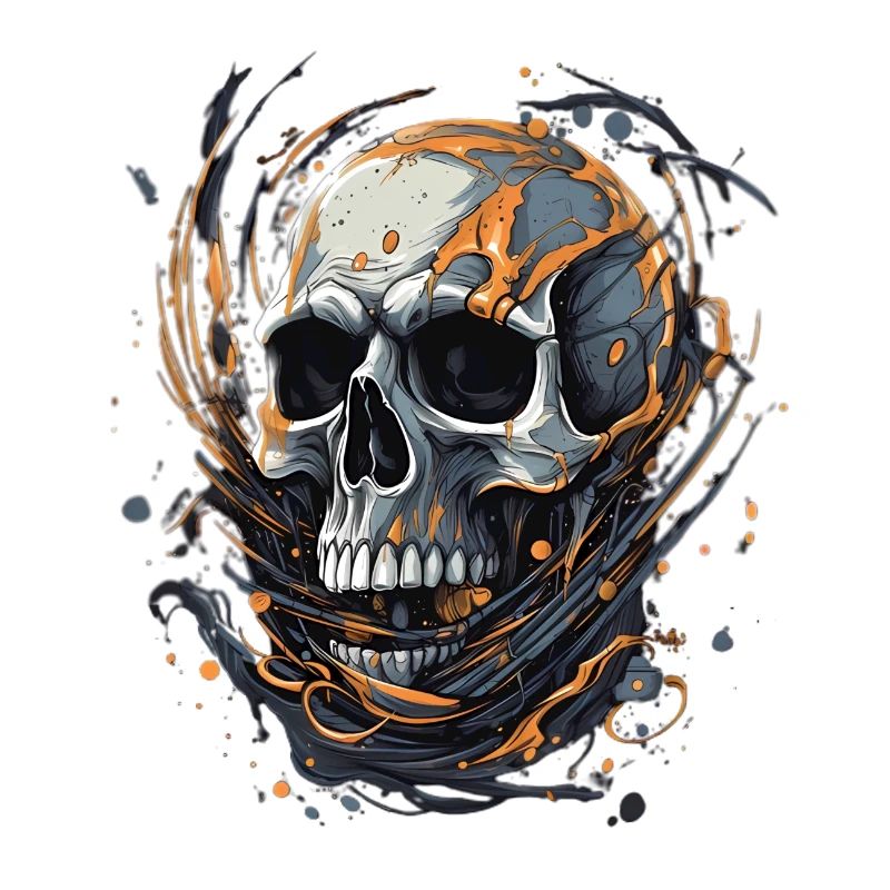 Skelett Halloween Süßes oder Saueres Verkleidung