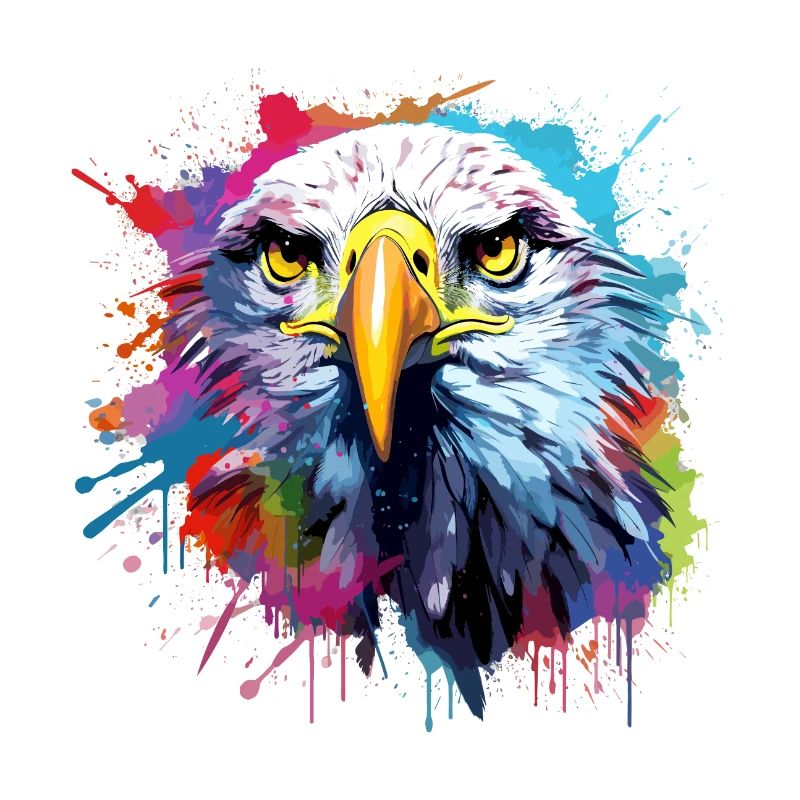 Aigle blanche, bold eagle, USA