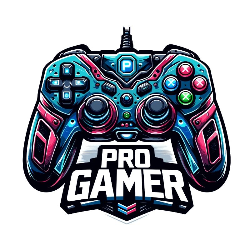 Pro Gamer - Controller Illustration
