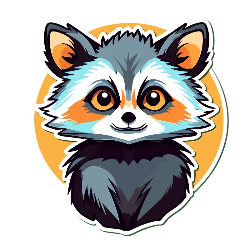 Waschbär Illustration
