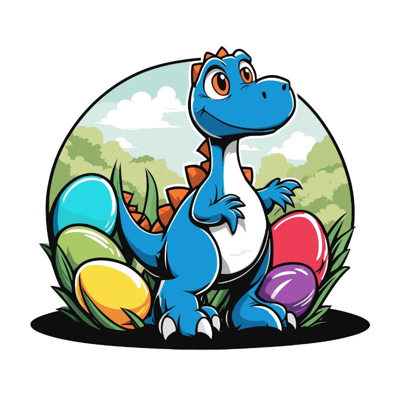 Dinosaurier Ostereier Ostern
