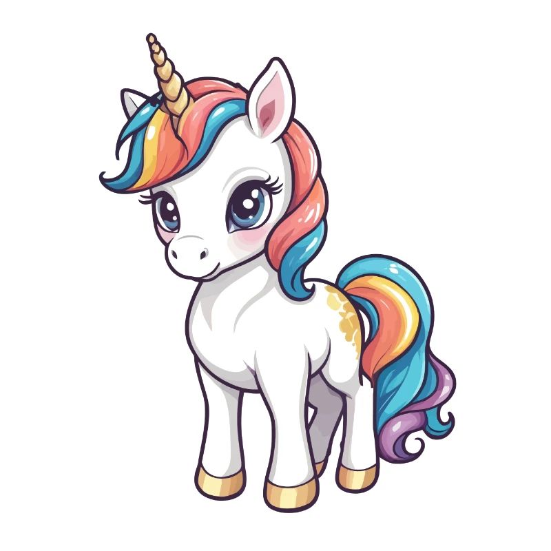 Einhorn Illustration
