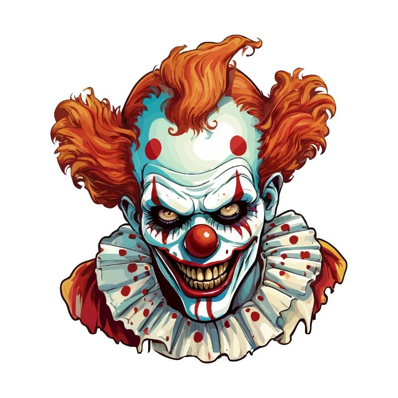 Zombie Clown Illustration