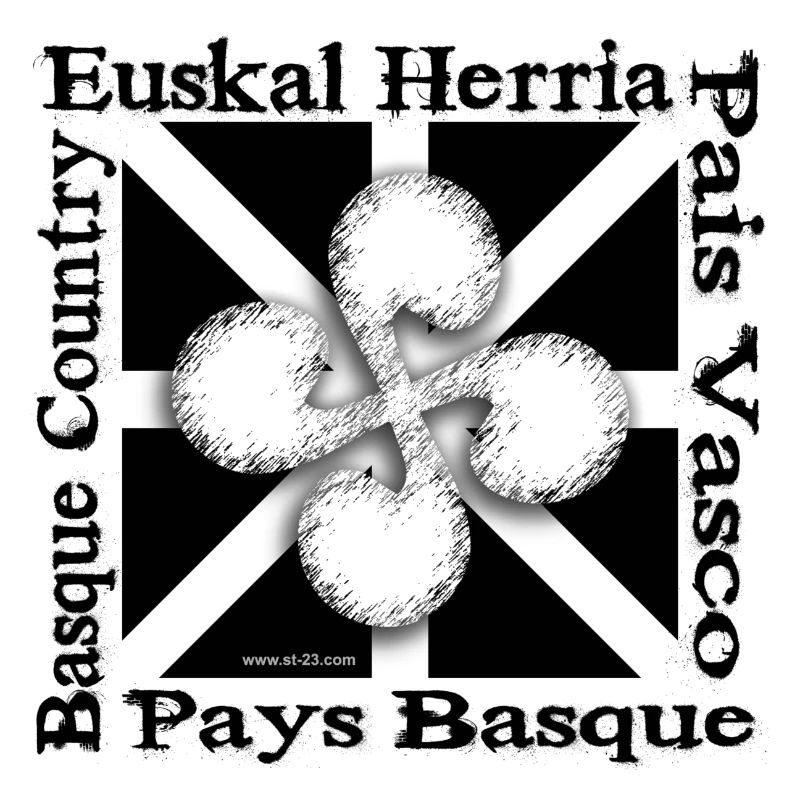 Basque Cross "Lauburu"