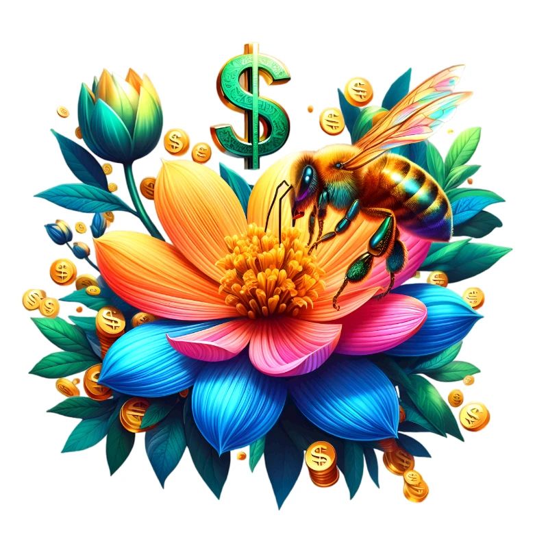 Bee-Money-Magnet 2 : Conception de fleurs de ruche d’abeilles
