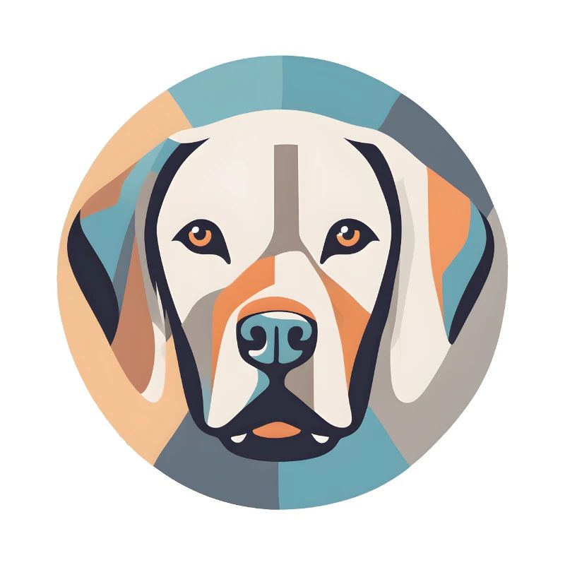 Geometrischer Labrador