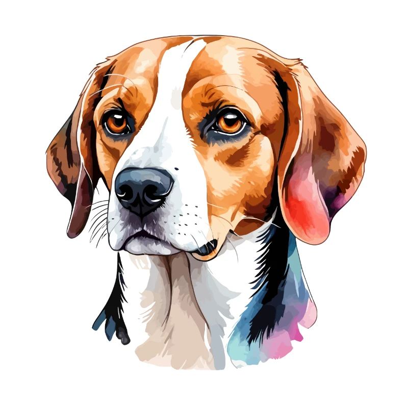 Beagle Aquarelles